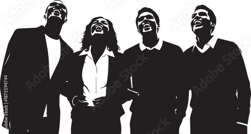 Business team celebrating success