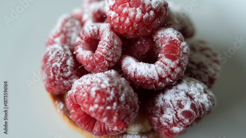 pâtisserie aux framboises