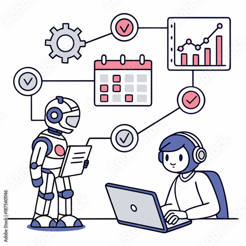 Collaborative task management with robot assistance