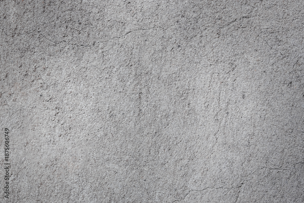 Fototapeta premium Neutral concrete texture background with rough cement surface and copy space