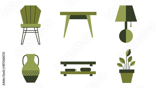 Furniture and Home Decor Items Collection.