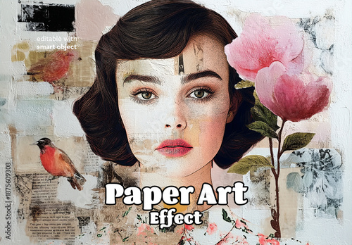 Paper Collage Photo Effect