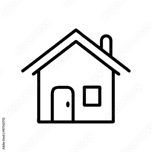 home icon on white background