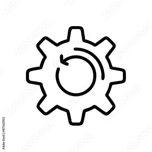 gear icon vector illustration