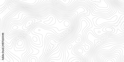 Abstract pattern with lines seamless pattern and topography. sea map and mounted map area space geometrics line technology topo landscape grid map discovery area. Modern design white background.