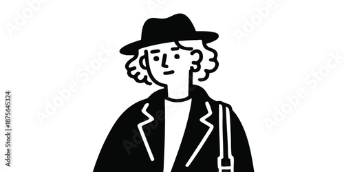 An stylish figure, sporting...