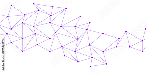 Abstract vector background and geometric pattern with connecting the dots and lines . Abstraction of modern style with a composition of various geometric shapes in color. Line points connections, tria