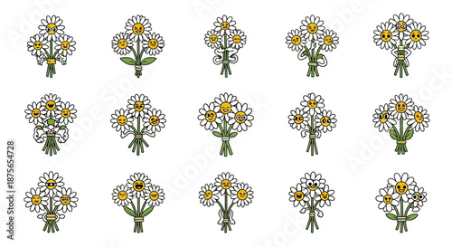 Smart Home Technology Icons Set with Thermostats, Wi-Fi, and Automation Controls