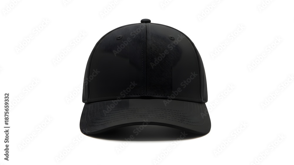 Fototapeta premium Black baseball cap
