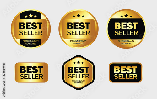 Best Seller Gold Badges Set with Premium Quality Guarantee