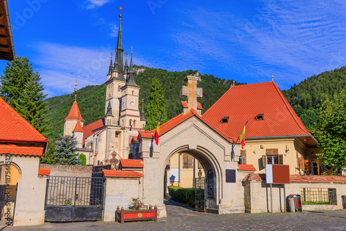 Brasov, Romania. St. Nicholas Church in old town.