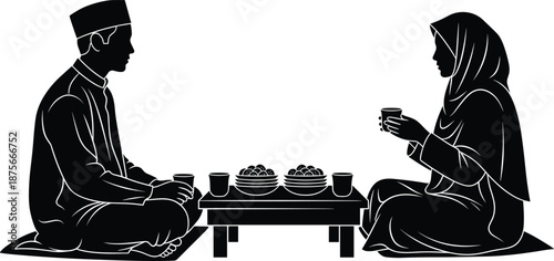 silhouette of a woman