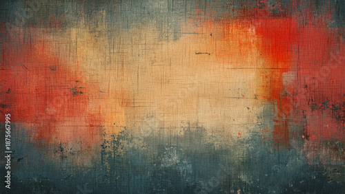 Colorful Fantasy grunge cement wall plaster background.