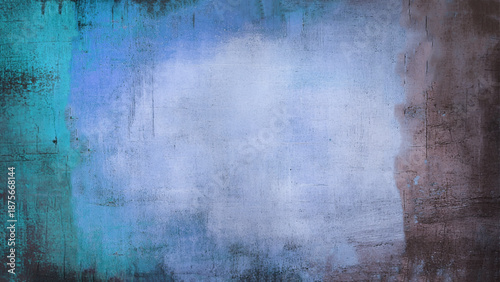grunge background with space for text or image. Mysterious Deep Blue Grunge Texture