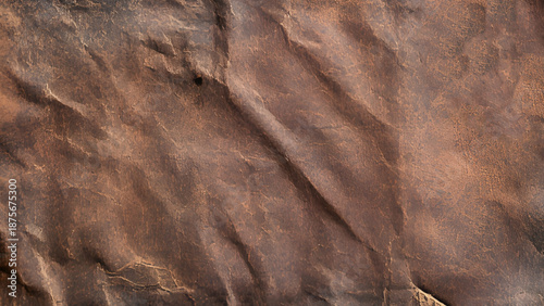 Old paper texture. Vintage parchment sheet. Grunge brown kraft paper texture with visible stains. Vector design.