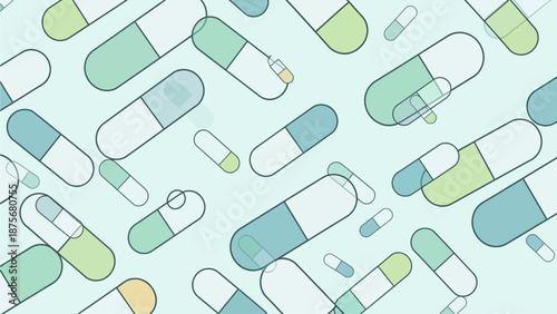 seamless pattern with paper clips vector