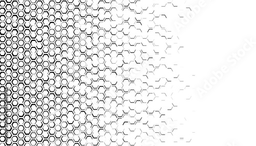 Black and white abstract geometric pattern with transition effect for sporty background and jersey design. Fully editable vector element. Vector Format Illustration 