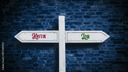 Photography Signposts the direct way to praise versus to criticism