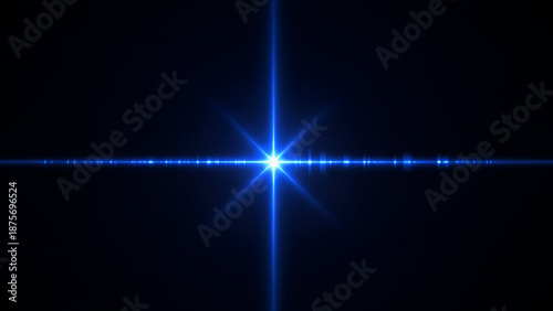 Celestial Brilliance: A radiant, bright star explodes in a symphony of blue light, captivating with its cosmic beauty against a deep backdrop, symbolizing hope and wonder.
