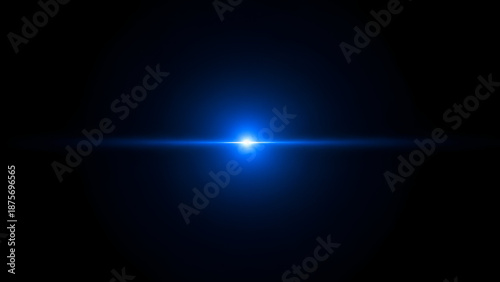 Celestial Radiance: A vibrant, mesmerizing blue light emanates against a dark expanse, conjuring a sense of cosmic grandeur and infinite possibility.