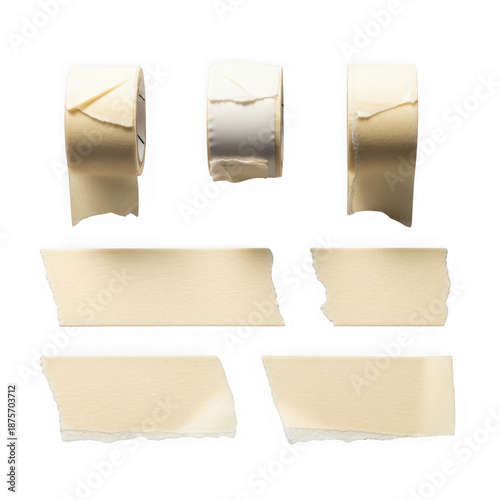 Wallpaper Mural Collection of tape strips isolated on transparent background Torontodigital.ca