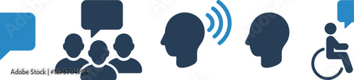 Communication and Accessibility Icons