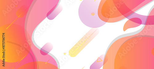 ColorfulAbstractShapesOnWhiteBackground transparent background