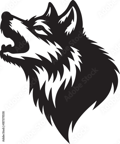 a fox silhouette on transparent background high quality