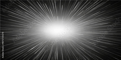 An abstract blue starburst design featuring a bright light explosion with glowing rays and energy beams creates a vibrant flare effect for a modern vector wallpaper backdrop