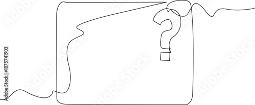 Question mark on wavy background Vector