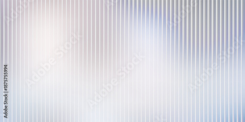 White pink purple grey blue ribbed glass. Vector ribbed glass texture background. Mesh gradient. acrylic ribbed bath surface. Reeded glass background semitransparent overlay. Bath wall window