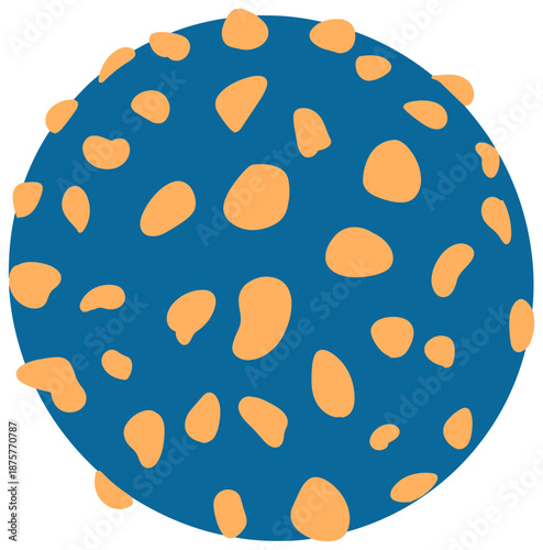 A round cookie topped with crunchy almond pieces, representing nutty flavor and homemade bakery style.