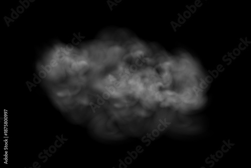 Dynamic smoke trails rise from the asphalt as a racing car speeds along a dark highway, creating a dusty atmosphere with dramatic lighting effects and motion blur.