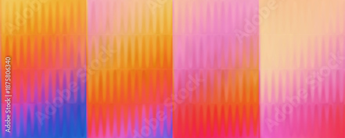 Colorful frosted ribbed glass texture background