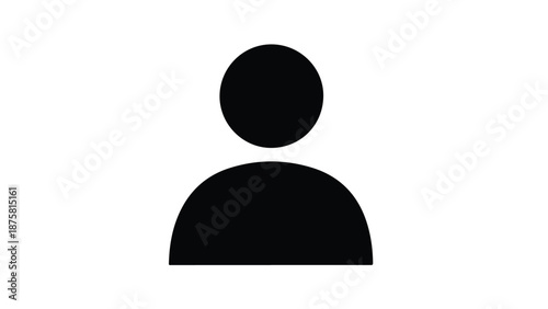 3d render of a black and white sign of login icon