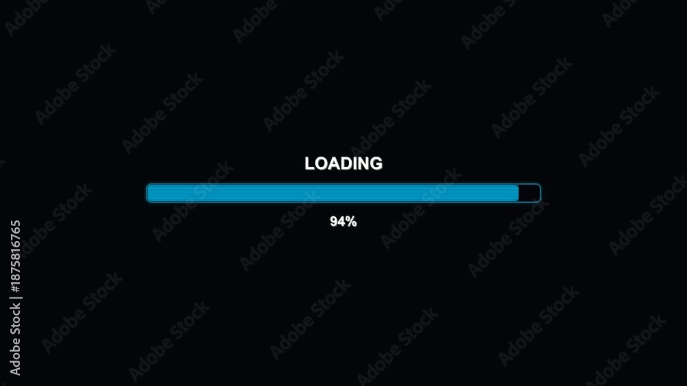 custom made wallpaper toronto digitalModern progress bar animation shows loading status with vibrant colors on a dark background creating visual interest for users