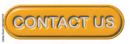 Contact us button with shiny yellow background