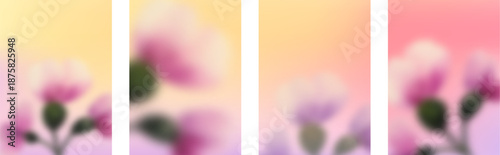 Spring bloom gradient cover.