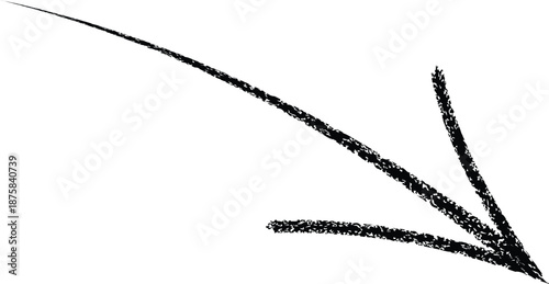 Hand drawn Black marker Arrows animation on a transparent background, Hand drawn Brush Check marks doodle set. checkbox, checklist, tick and cross signs, drawn concept.