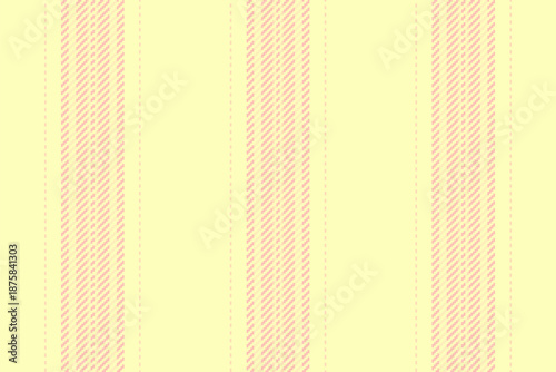 White texture seamless fabric, cross stripe background lines. Reel vertical vector pattern textile in light and peach puff colors.