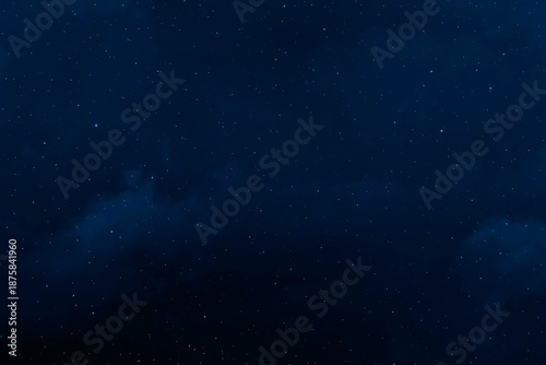 Stars in the night. Starry night sky. Galaxy space. Glowing stars. New Yearr Christmas and Celebration background concept.