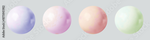 Geometric abstract  iridescent liquid shape.