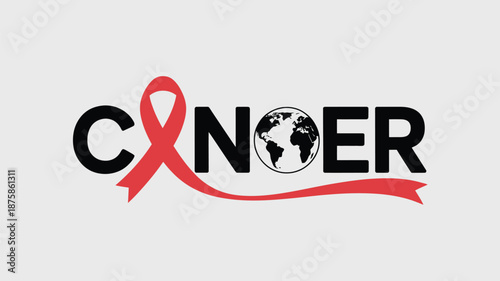 Global cancer awareness Vector