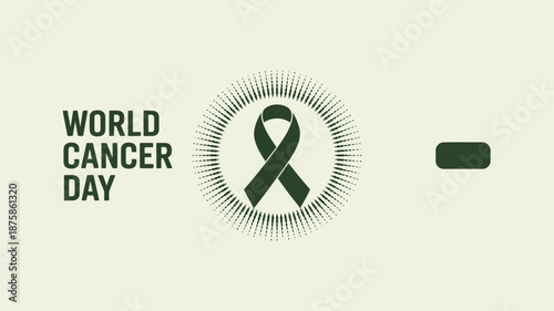 Celebrating world cancer day Vector