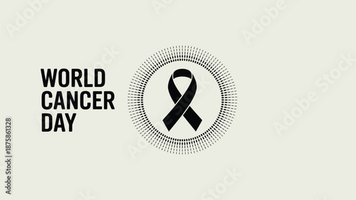 Observing world cancer day Vector