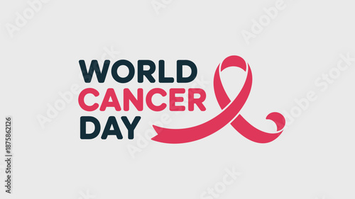 World cancer day awareness Vector