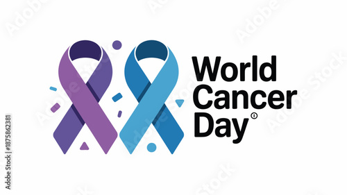 Celebrating world cancer day Vector