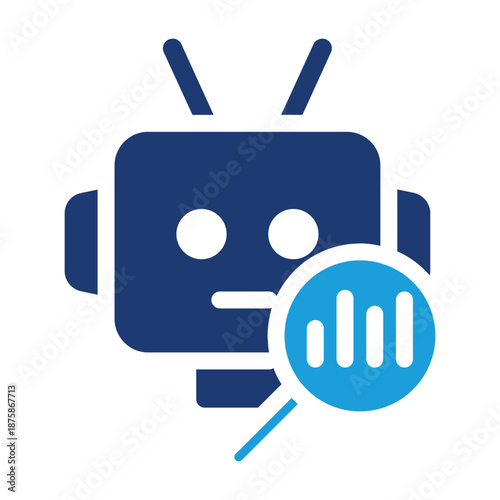 trading bot colored icon vector design good for web or mobile app