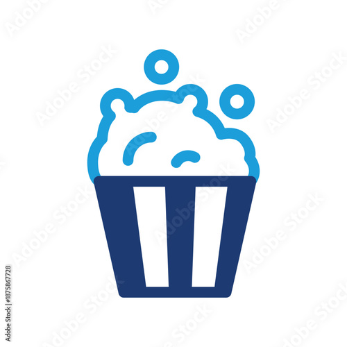 popcorn colored icon vector design good for web or mobile app