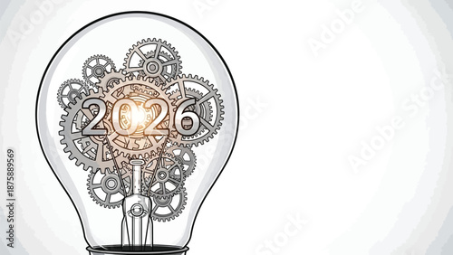 Illuminating future progress: intricate gears powering innovative ideas for the year 2026